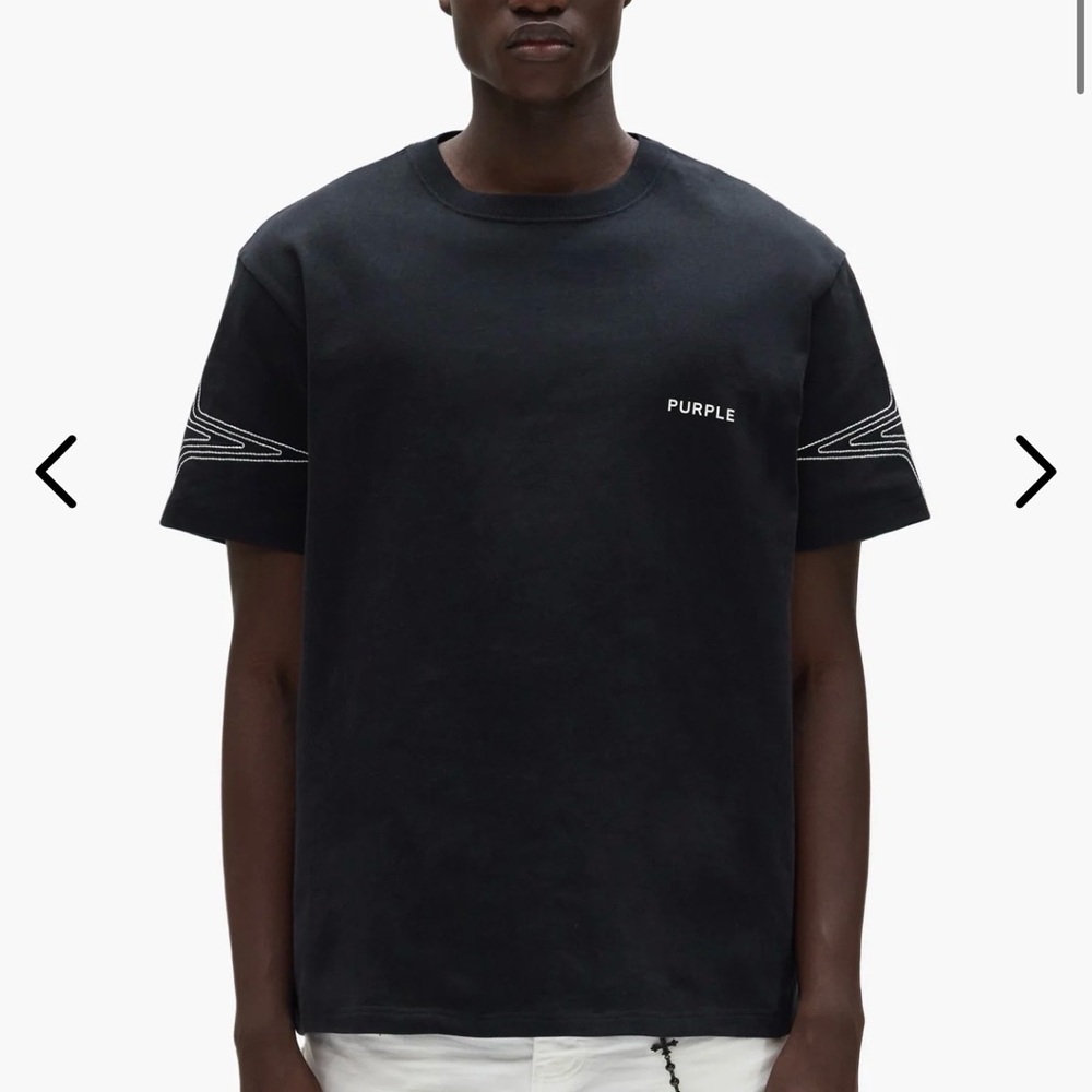 Purple Brand Embroidery Jumbo Star Tee